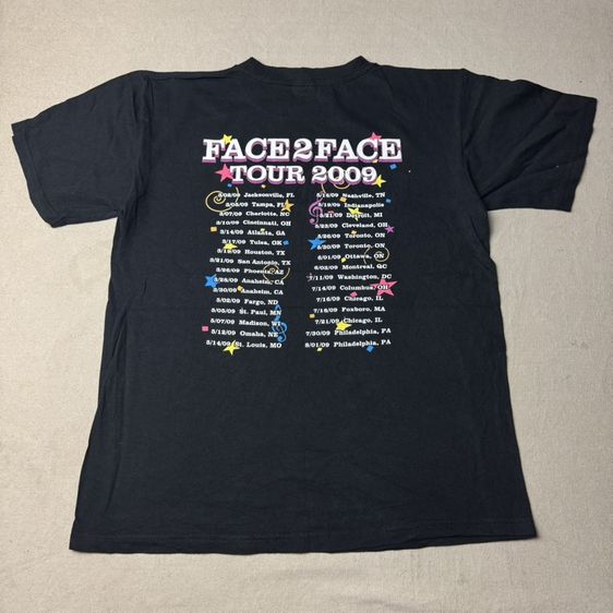 เสื้อยืด Elton John x Billy Joel Tour 2009 by Anvil Size M รูปที่ 5