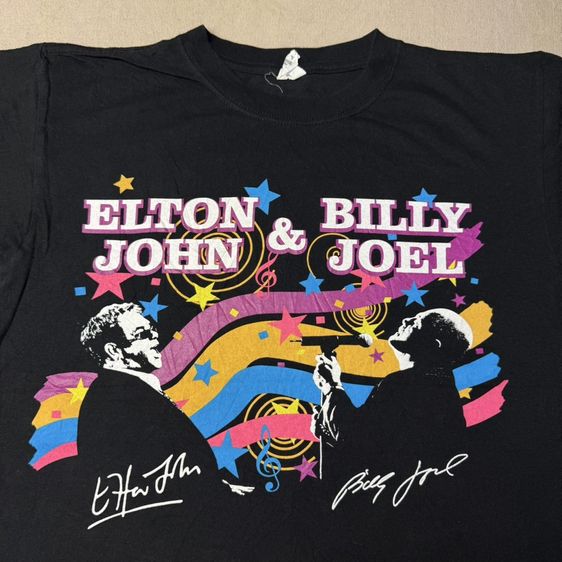 เสื้อยืด Elton John x Billy Joel Tour 2009 by Anvil Size M