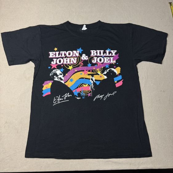 เสื้อยืด Elton John x Billy Joel Tour 2009 by Anvil Size M รูปที่ 2