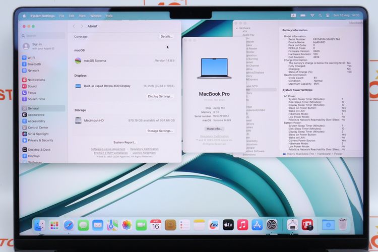 MacBook Pro M3 14" 8.1TB  รูปที่ 2