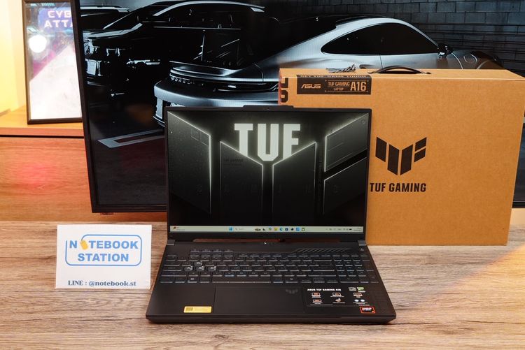 วินโดว์ 16 กิกะไบต์ ใช่ Asus TUF Gaming A16 Ryzen7-170 RTX4050(6GB) Ram16 SSD512 จอ16 นิ้ว WUXGA FHD+ 144Hz