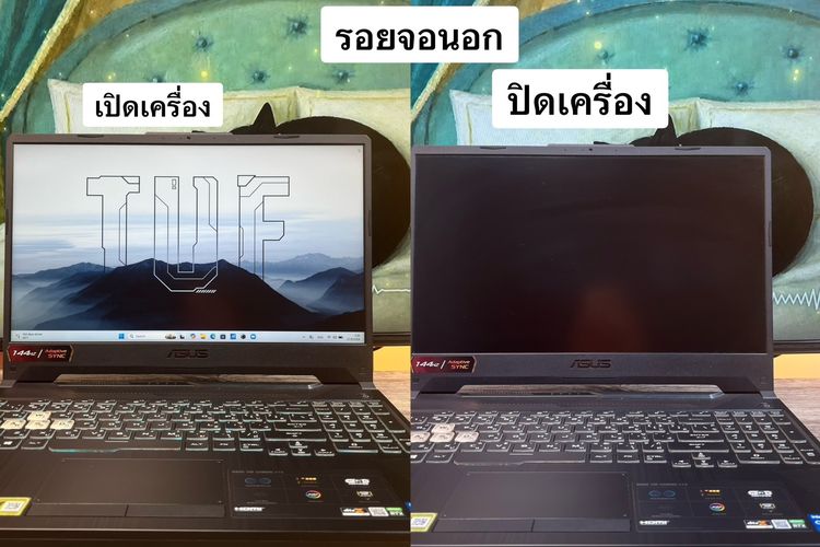 Asus TUF Gaming F15 i5-11400H RTX-3050Ti(4GB) Ram8 SSD512 จอ15.6 144Hz รูปที่ 11