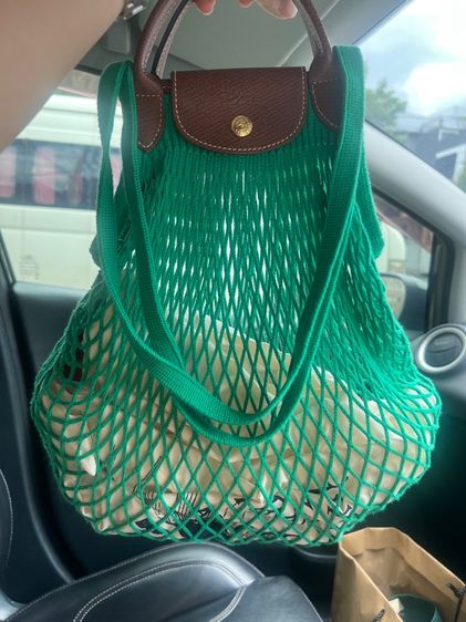 ไม่ระบุ longchamp le pliage filet เขียว