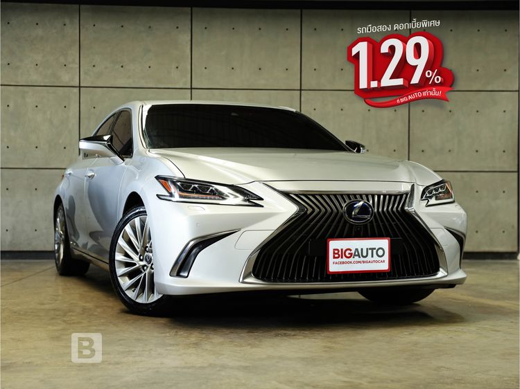 Lexus ES300h 2019 2.5 Premium Sedan ปลั๊กอินไฮบริด (PHEV) ไม่ติดแก๊ส เกียร์อัตโนมัติ บรอนซ์เงิน