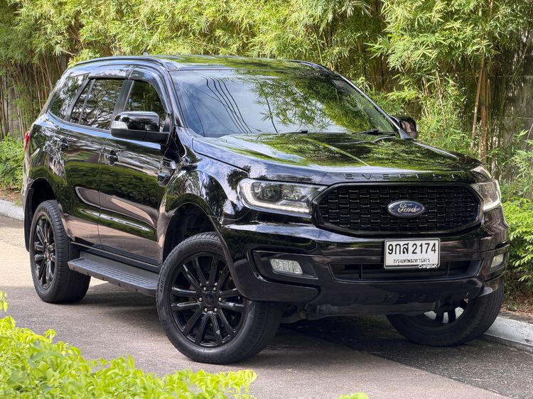 Ford Everest 2020 2.0 Turbo Sport Utility-car ดีเซล ไม่ติดแก๊ส เกียร์อัตโนมัติ ดำ