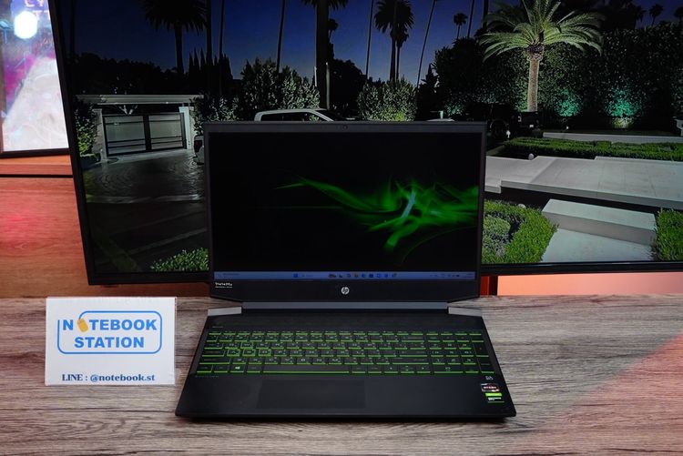อื่นๆ วินโดว์ อื่นๆ ไม่ใช่ Hp Pavilion Gaming 15 Ryzen5-3550H Ram24 GTX1650(4GB) จอ15.6 FHD IPS 144Hz