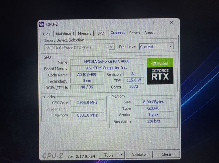 I5 12400F RTX4060 RAM32G BUS3200 รูปที่ 8