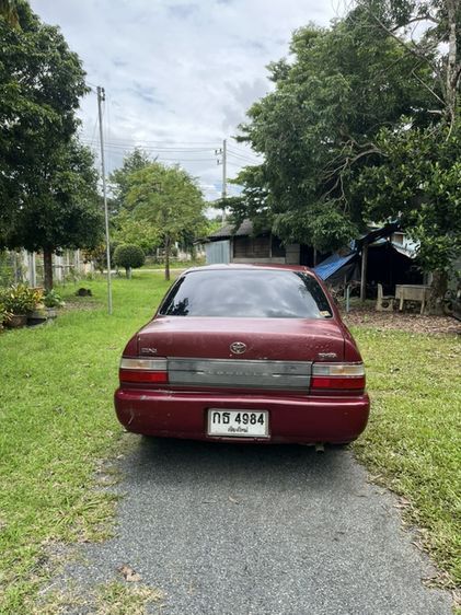 Toyota Corolla 1996 1.3 DXi Sedan เบนซิน ไม่ติดแก๊ส เกียร์ธรรมดา แดง รูปที่ 4