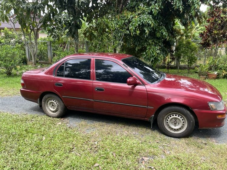 Toyota Corolla 1996 1.3 DXi Sedan เบนซิน ไม่ติดแก๊ส เกียร์ธรรมดา แดง รูปที่ 3