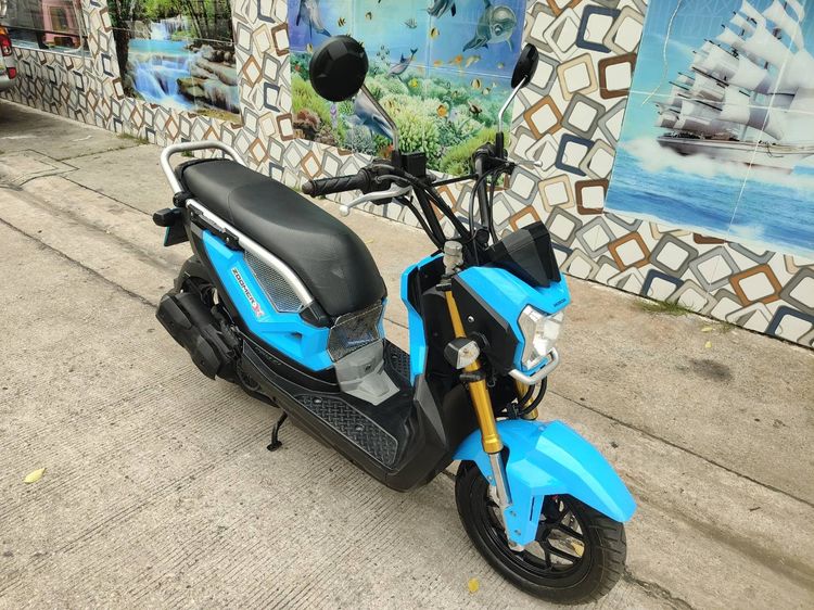 🛵ยังไงก็ขาย ZOOMER-X ปี 58 เครื่องดี สีสวย สตาร์ทมือ เล่มชุดโอนครบ+เปลี่ยนถ่ายน้ำมันเครื่องฟรี ส่งฟรี30 ก.ม รูปที่ 5