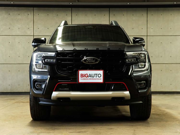 Ford Ranger 2024 2.0 Bi-Turbo 4WD Stormtrak Pickup ดีเซล ไม่ติดแก๊ส เกียร์อัตโนมัติ เทา รูปที่ 4