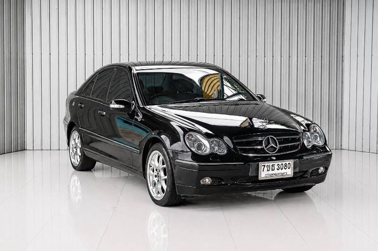 รถ Mercedes-Benz C-Class C180 Kompressor สี ดำ