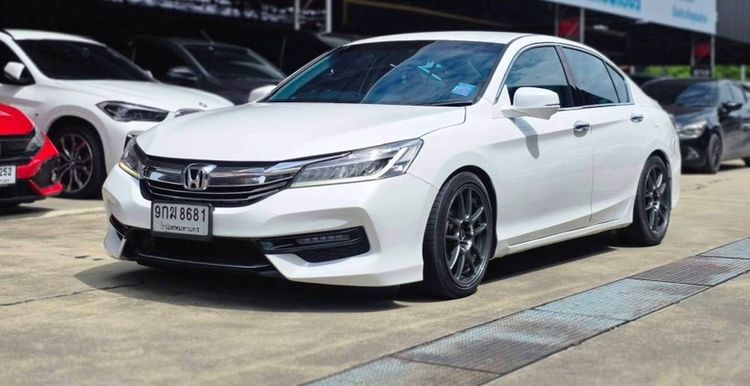 Honda Accord 2016 2.0 EL i-VTEC Sedan เบนซิน ไม่ติดแก๊ส เกียร์อัตโนมัติ ขาว