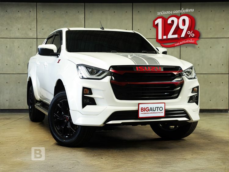 Isuzu D-MAX 2023 1.9 Hi-Lander X-Series Z Pickup ดีเซล ไม่ติดแก๊ส เกียร์อัตโนมัติ ขาว
