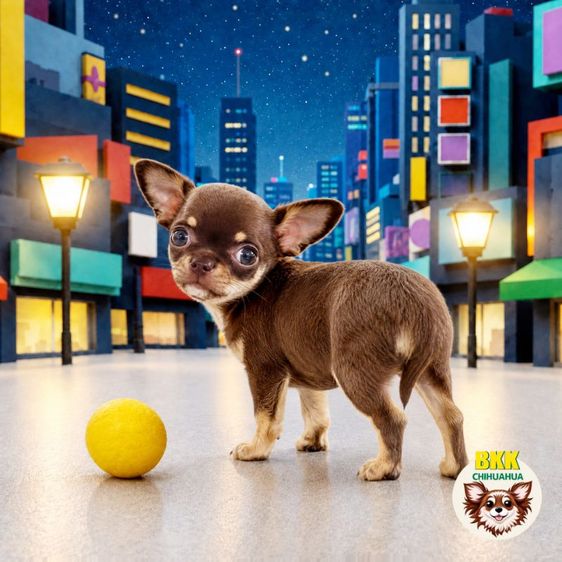 BKKCHIHUAHUA (ลูกสาวสีช็อกโกแลต) รูปที่ 3
