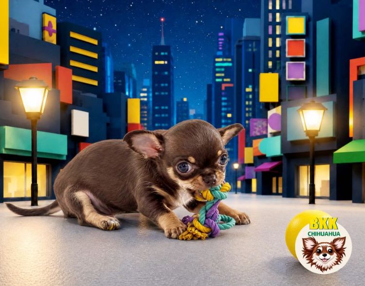 BKKCHIHUAHUA (ลูกสาวสีช็อกโกแลต) รูปที่ 2