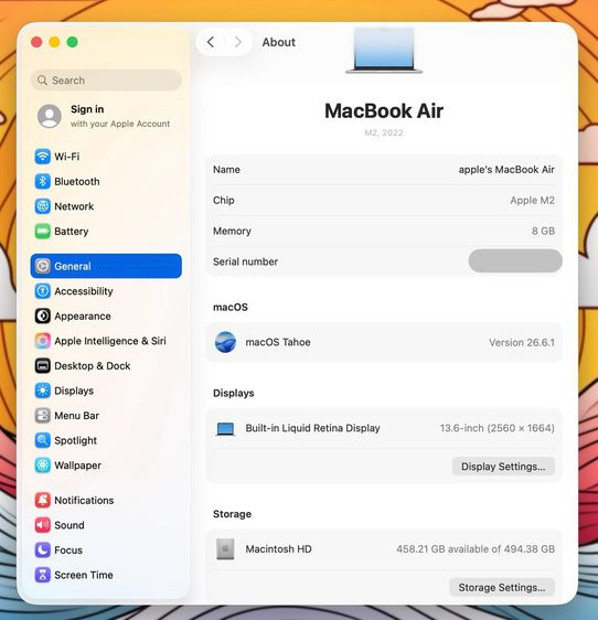 MacBook Air 13-inch M2 2022  รูปที่ 12