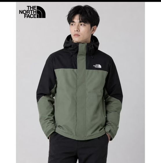 อื่นๆ เสื้อแจ็คเก็ต | เสื้อคลุม XL เขียว แขนยาว ￼THE NORTH FACE MEN SANGRO FLEECE TRICLIMATE - BARK MIST