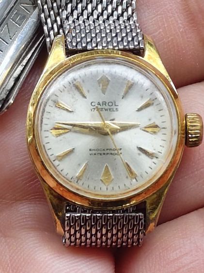 นาฬิกา Carol 17 Jewels ชุบทองคำ