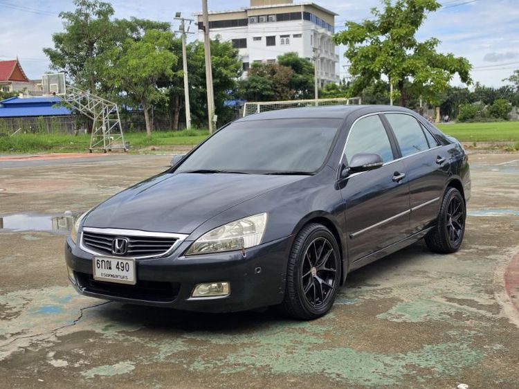 Honda Accord 2004 3.0 V6 i-VTEC Sedan เบนซิน LPG เกียร์อัตโนมัติ เทา รูปที่ 3