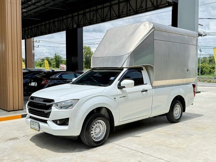 Isuzu D-MAX 2021 1.9 S Pickup ดีเซล ไม่ติดแก๊ส เกียร์ธรรมดา ขาว รูปที่ 3