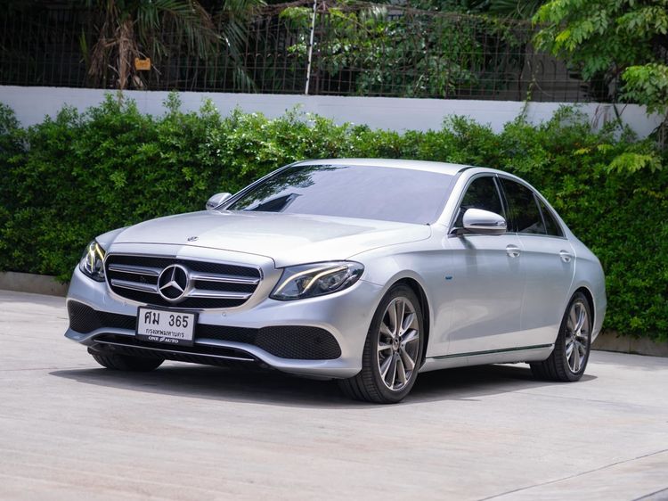 Mercedes-Benz E-Class 2018 E350e Sedan ปลั๊กอินไฮบริด (PHEV) ไม่ติดแก๊ส เกียร์อัตโนมัติ เทา รูปที่ 3