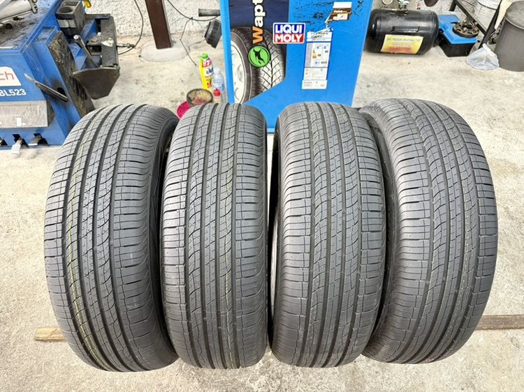 ยางถอดป้ายแดงขอบ 18” ยี่ห้อ GITI ขนาด 225-60R18 ปี 26 สีเส้นตุ่มหน้ายางยังอยู่ครบ รูปที่ 9