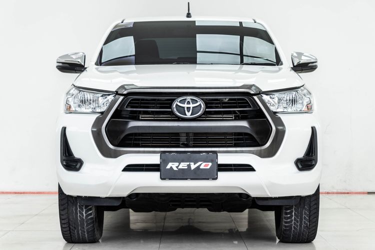 Toyota Hilux Revo 2021 Double Cab 2.4 Entry Prerunner Pickup ดีเซล ไม่ติดแก๊ส เกียร์อัตโนมัติ ขาว รูปที่ 4