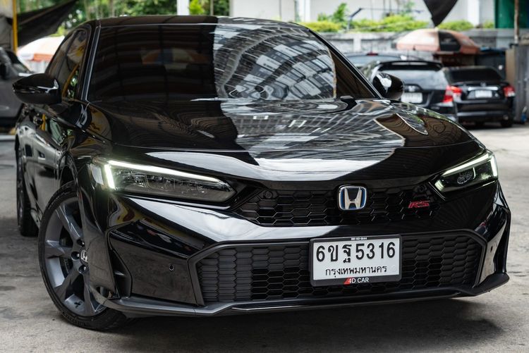 Honda Civic 2025 2.0 eHEV RS Sedan ไฮบริด เกียร์อัตโนมัติ ดำ รูปที่ 3