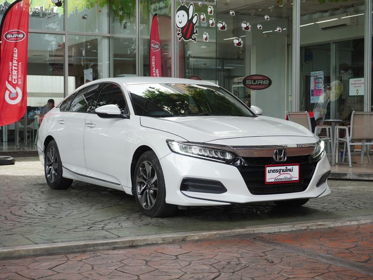 รถ Honda Accord 1.5 Turbo EL สี ขาว