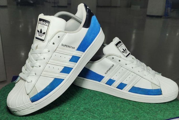 รองเท้า💥adidas superstar💥ของแท้‼️รุ่นพิเศษ💥สวยๆ เดิมๆ สภาพดี💥ไซร์ 44 รูปที่ 10
