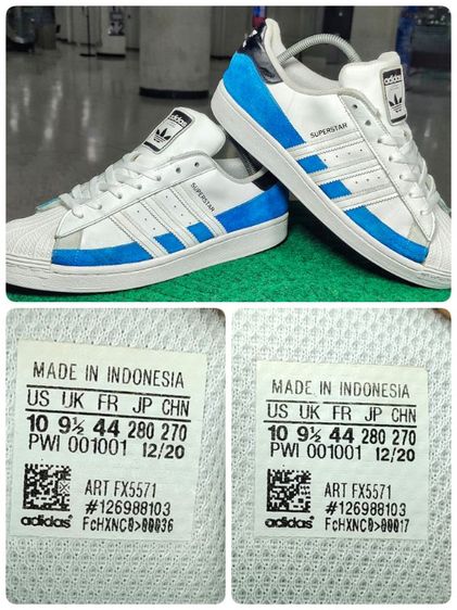รองเท้า💥adidas superstar💥ของแท้‼️รุ่นพิเศษ💥สวยๆ เดิมๆ สภาพดี💥ไซร์ 44 รูปที่ 8