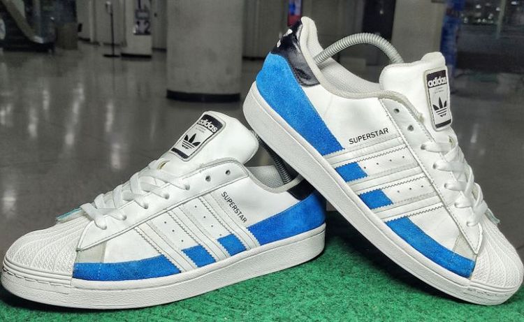 รองเท้า💥adidas superstar💥ของแท้‼️รุ่นพิเศษ💥สวยๆ เดิมๆ สภาพดี💥ไซร์ 44 รูปที่ 3