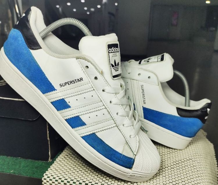 รองเท้า💥adidas superstar💥ของแท้‼️รุ่นพิเศษ💥สวยๆ เดิมๆ สภาพดี💥ไซร์ 44 รูปที่ 14