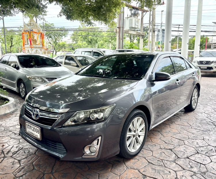Toyota Camry 2012 2.5 Hybrid Sedan ไฮบริด เกียร์อัตโนมัติ เทา รูปที่ 2