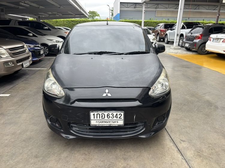 รถ Mitsubishi Mirage 1.2 GLX สี ดำ