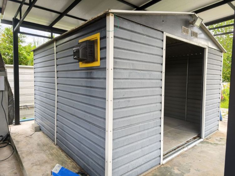 ขายห้องเก็บของสำเร็จรูปมือสอง (Metal Shed) สภาพดี พร้อมใช้งาน รูปที่ 4