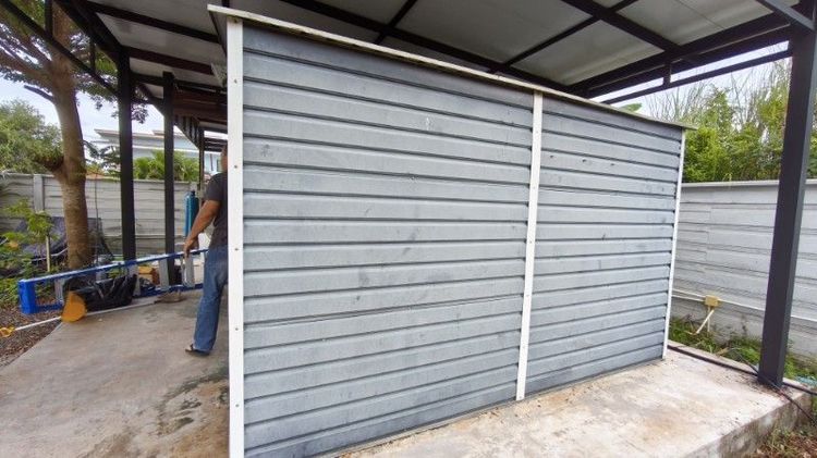 ขายห้องเก็บของสำเร็จรูปมือสอง (Metal Shed) สภาพดี พร้อมใช้งาน รูปที่ 3