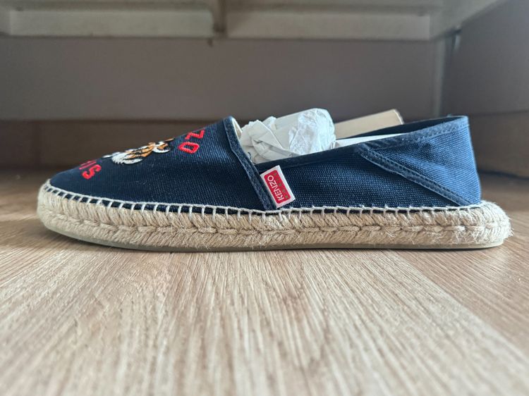 Used Kenzo espadrilles Slip-On Blue Nuit Fabric  รูปที่ 13