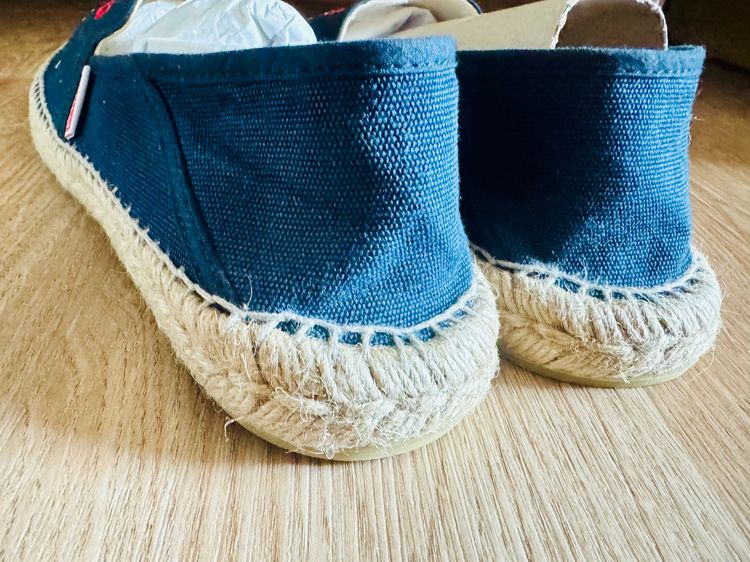 Used Kenzo espadrilles Slip-On Blue Nuit Fabric  รูปที่ 8