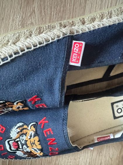 Used Kenzo espadrilles Slip-On Blue Nuit Fabric  รูปที่ 4