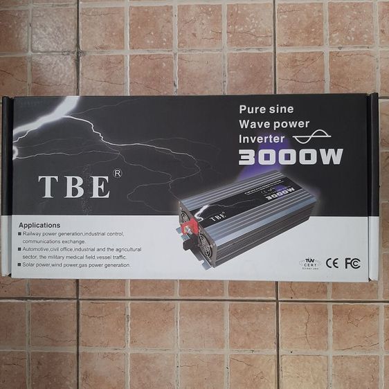อินเวอร์เตอร์แปลงไฟ TBE Pure Sine Wave Inverter 3000W (DC 12V to AC 220V) รูปที่ 4