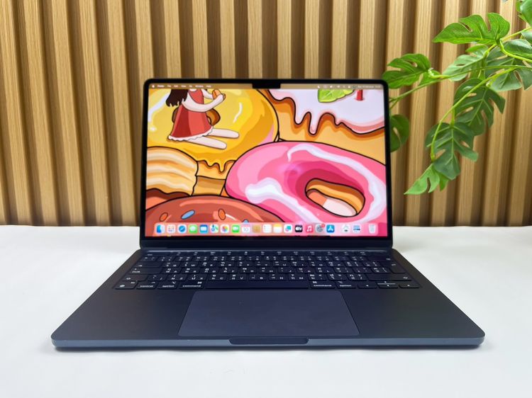 Apple แมค โอเอส 16 กิกะไบต์ อื่นๆ ไม่ใช่ MacBook Air 13-inch M2 2022 Ram8GB SSD256GB  Midnight  