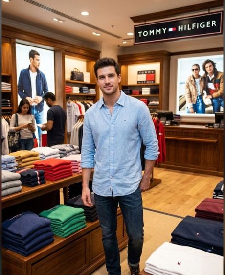 เสื้อเชิ้ต อื่นๆ อื่นๆ แขนยาว Tommy Hilfiger