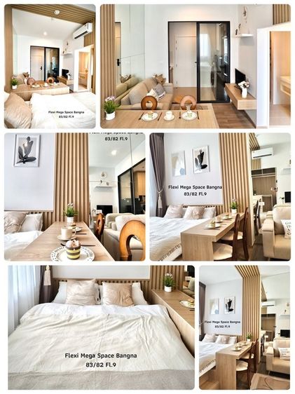 อื่นๆ ไม่อนุญาต ตกแต่งครบ 2024 ให้เช่าคอนโด เฟล็กซี่ เมกะ สเปซ บางนา ✨ Condo for rent, Flexi Mega Space Bangna. ชั้น 9 ห้อง วิวสระว่ายน้ำ 9500 รูปที่ 4