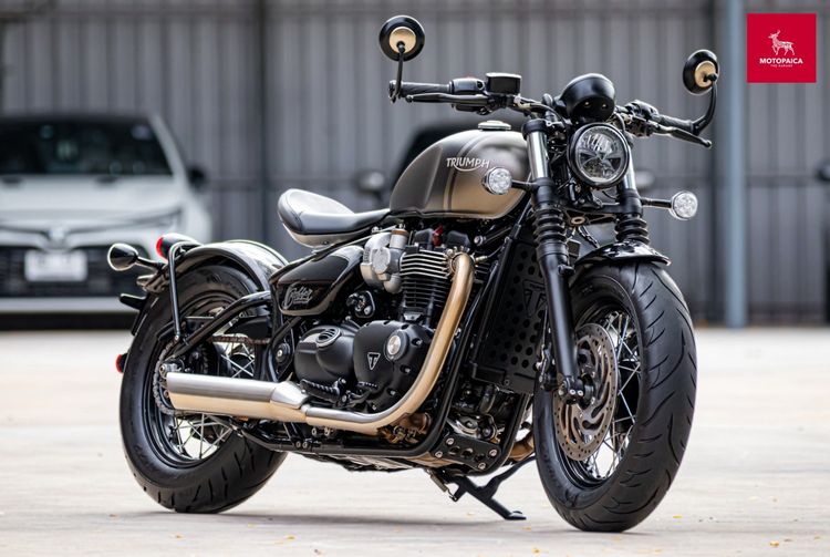 Bonneville Bobber Triumph Bobber1200 Euro5 ปี2022 เจ้าของเดียว วิ่งแค่400km ใหม่มาก