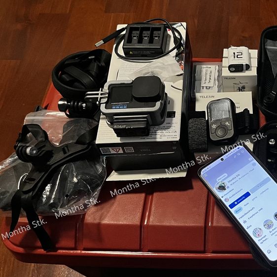 Gopro 10 Black คอมโบเซ็ต อุปกรณ์เสริมเยอะมาก