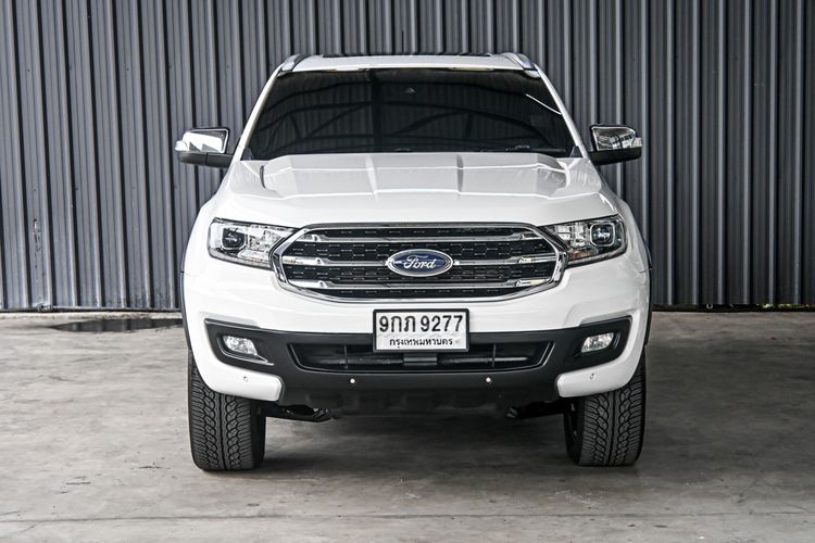 Ford Everest 2020 2.0 Titanium Plus Utility-car ดีเซล ไม่ติดแก๊ส เกียร์อัตโนมัติ ขาว รูปที่ 2