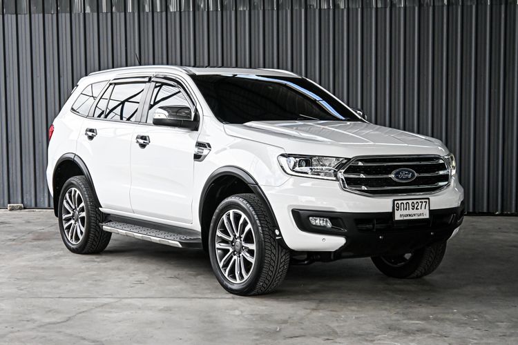 Ford Everest 2020 2.0 Titanium Plus Utility-car ดีเซล ไม่ติดแก๊ส เกียร์อัตโนมัติ ขาว รูปที่ 3