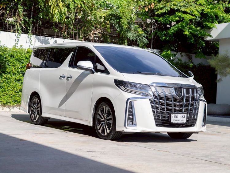 Toyota Alphard 2024 2.5 S C-Package Utility-car เบนซิน ไม่ติดแก๊ส เกียร์อัตโนมัติ ขาว